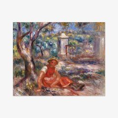 Girl at the Foot of a Tree by Auguste Renoir