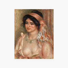 Woman with Black Hair by Auguste Renoir
