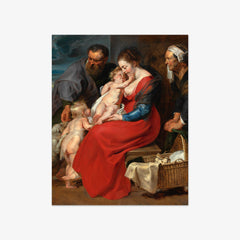 The Holy Family with Saints Elizabeth and John the Baptist by Peter Paul Rubens