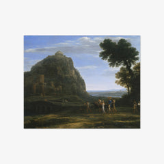 View of Delphi with a Procession by Claude Lorrain