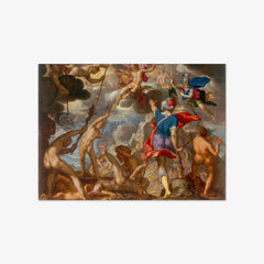 The Battle between the Gods and the Giants by Joachim Anthonisz Wtewael