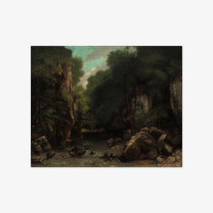 The Valley of Les Puits-Noir by Gustave Courbet