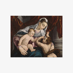 Virgin and Child with the Young Saint John the Baptist by Jacopo Bassano