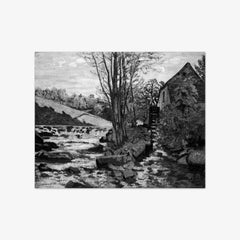 Mill of Pont Maupuit by Jean Baptiste Armand Guillaumin
