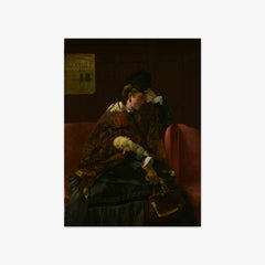 At the Railway Station by Alfred Stevens