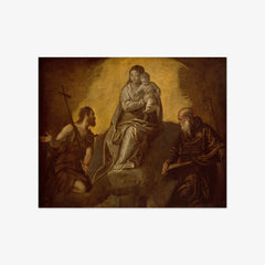 Virgin and Child with Saints John the Baptist and Anthony Abbot by Paolo Veronese