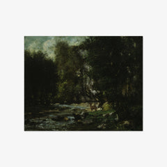 The Brook of Les Puits-Noir by Gustave Courbet