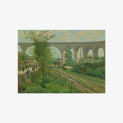 The Arcueil Aqueduct at Sceaux Railroad Crossing by Jean Baptiste Armand Guillaumin