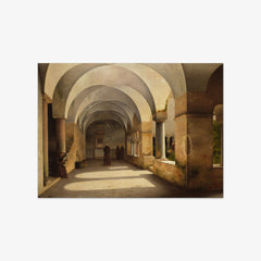 The Cloisters, San Lorenzo fuori le mura by Christoffer Wilhelm Eckersberg
