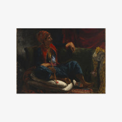 The Smoker by Eugène Delacroix