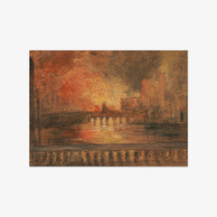 The Burning of the Houses of Parliament by J. M. W. Turner