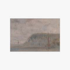 Coast with Cliffs and Boats by Joseph Mallord William Turner