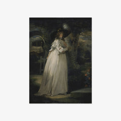 Portrait of a Girl in a Garden by George Morland