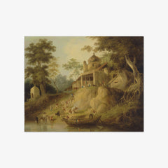 The Banks of the Ganges by William Daniell