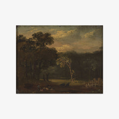 Sketch from Nature in Sion Park by Samuel Palmer