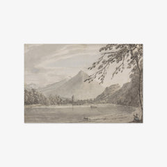Upon the Aare between Unterseen and the Lake of Brientz by John Robert Cozens
