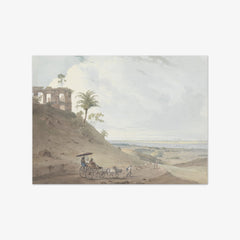 Ruins on Pir Pahar, near Monghy, Bihar by William Daniell