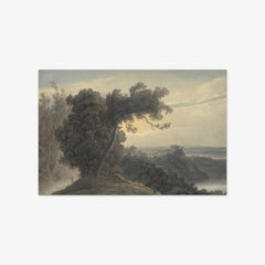 The Lake of Albano and Castel Gandolfo by John Robert Cozens