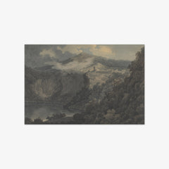 The Lake and Town of Nemi by John Robert Cozens