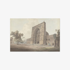 Main Entrance of the Jami Mosque, Jaunpur by William Daniell