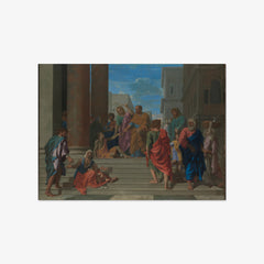 Saints Peter and John Healing the Lame Man by Nicolas Poussin