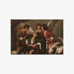 Tobias Curing His Father's Blindness by Bernardo Strozzi