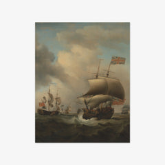 Shipping in a Choppy Sea by Samuel Scott