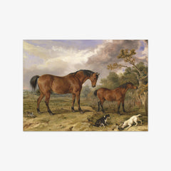 Portrait of Reformer, Blucher, Tory and Crib by Rowland Alston