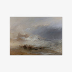 Wreckers -- Coast of Northumberland, with a Steam-Boat Assisting a Ship off Shore by Joseph Mallord William Turner