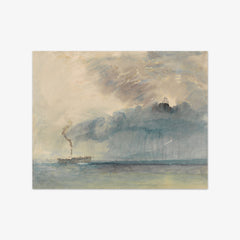 A Paddle-steamer in a Storm by Joseph Mallord William Turner