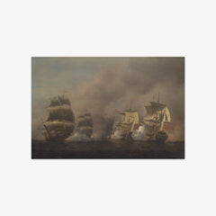 Action off the Cape of Good Hope by Samuel Scott