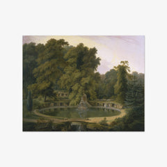 Temple, Fountain and Cave in Sezincote Park by Thomas Daniell