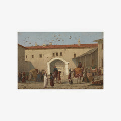 Caravanserai at Mylasa in Asia Minor by Richard Dadd