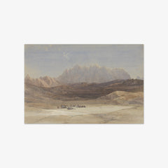 The Plain of El Raheh, Mount Sinai by David Roberts