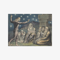 The Wrath of Elihu by William Blake