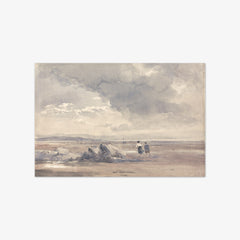On Lancaster Sands, Low Tide by David Cox the Elder