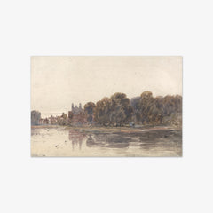 Eton from the Thames by David Cox the Elder