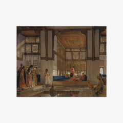 A Lady Receiving Visitors (The Reception) by John Frederick Lewis