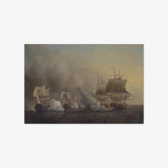 Action off the Cape of Good Hope by Samuel Scott