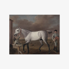 The Duke of Hamilton's Grey Racehorse 'Victorious' at Newmarket by John Wootton