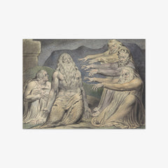 Job Rebuked by His Friends by William Blake