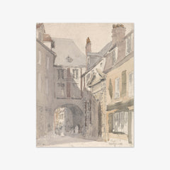 Place St. Barthélemy, Rouen by David Cox the Elder