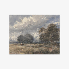 Shepherding the Flock, Windy Day by David Cox the Elder
