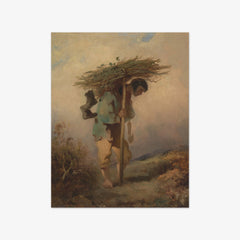 A Man Carrying Faggots by George Chinnery