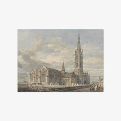 North East View of Grantham Church, Lincolnshire by Joseph Mallord William Turner