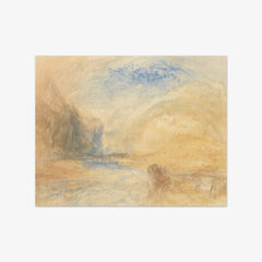 Mountain Landscape with Lake by Joseph Mallord William Turner