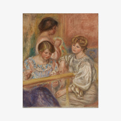 Embroiderers by Auguste Renoir
