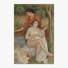 Bather and Maid by Auguste Renoir