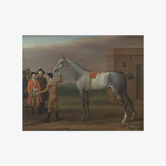 Lamprey, with His Owner Sir William Morgan, at Newmarket by John Wootton