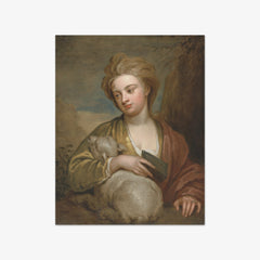 Portrait of a Woman as St. Agnes, Traditionally Identified as Catherine Voss by Sir Godfrey Kneller